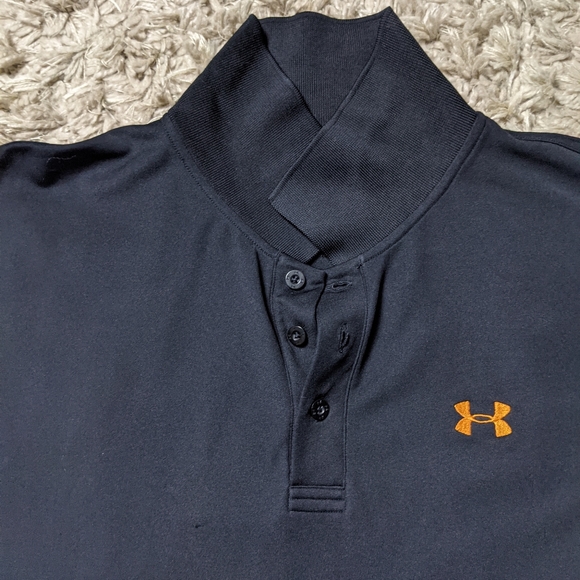 Under Armour Shirts Black Under Armour Polo Shirt Xxl Poshmark